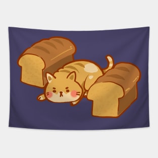 Cat bread Tapestry