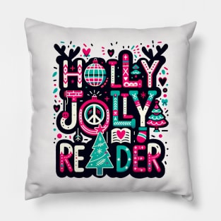 Holly Jolly Reader Pillow