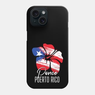 Ponce Puerto Rico Puerto Rican Pride Flag Amapola Phone Case