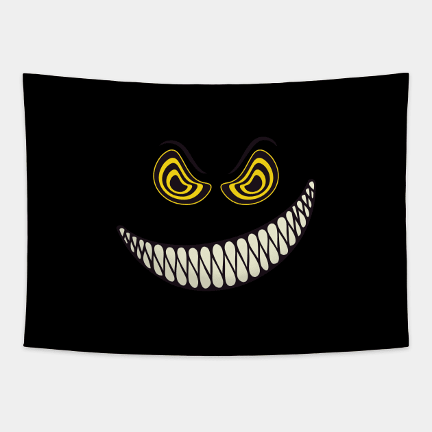 Psycho Smile Tapestry by RepubliRock