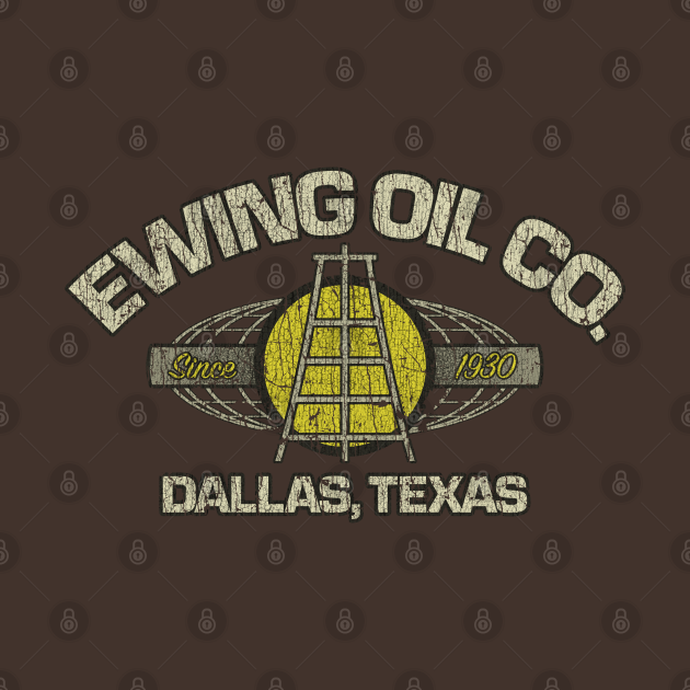 Ewing Oil Company 1930 Dallas TShirt TeePublic
