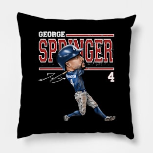 George Springer Toronto Cartoon Pillow