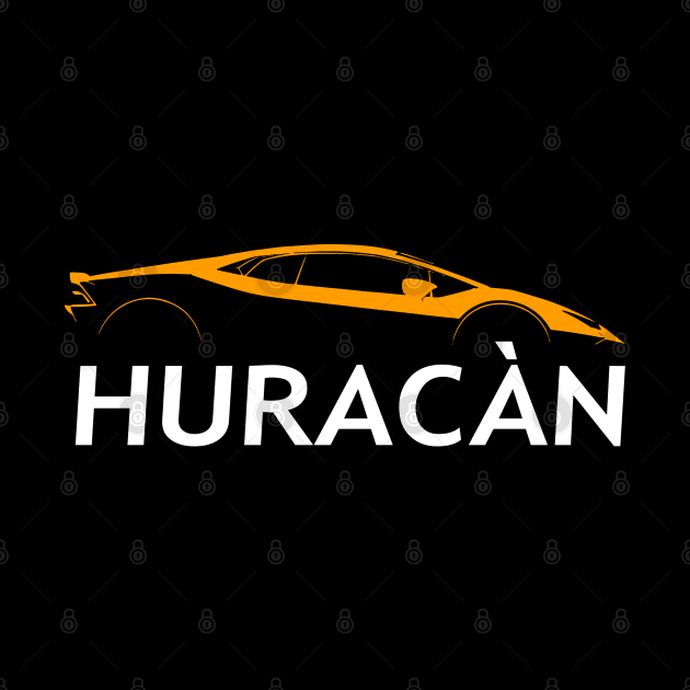 Huracan silhouette by Meca-artwork