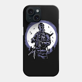 Gas Mask Soldier Phone Case