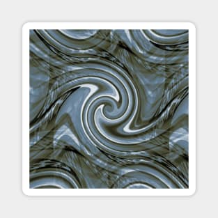 Gray Marble Ocean Wave Magnet