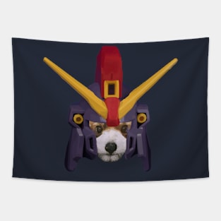 Gundam Sandrock Red Panda Tapestry