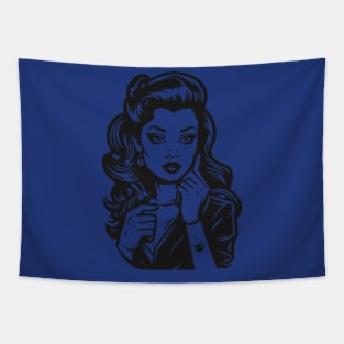 Bad Girl monster Tapestry