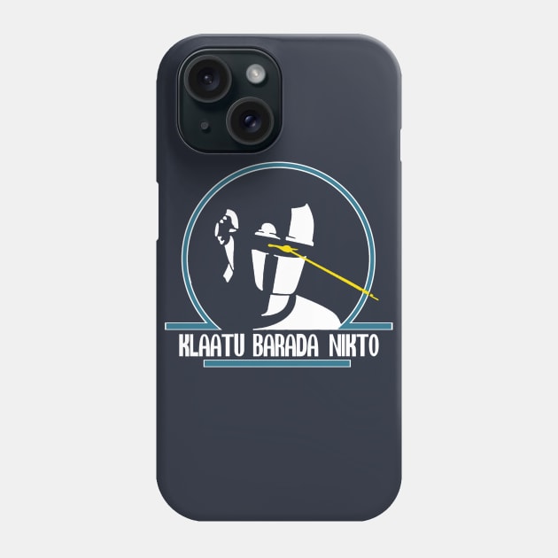 GORT - Klaatu Barada Nikto Phone Case by geeklyshirts