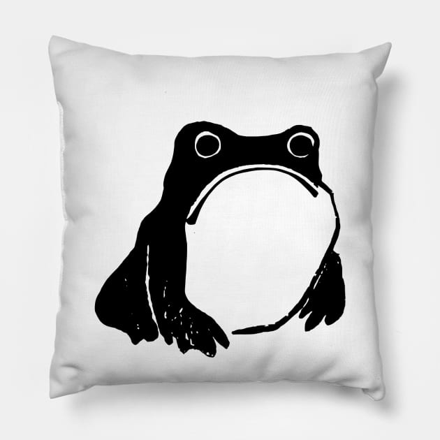 The Japanese Frog Pillow by xam