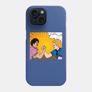 Funny Colorful Arm Wrestling Phone Case