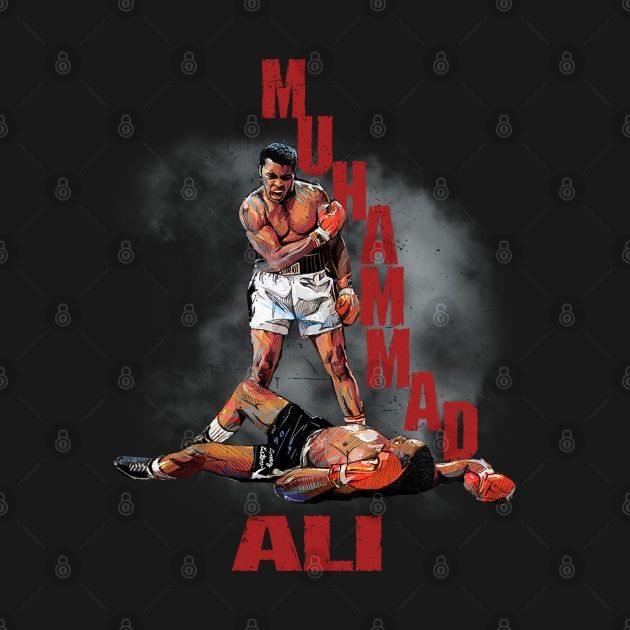 muhamad ali knockout sonny by BoxingTee