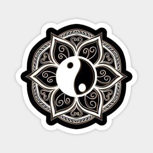 Yin and Yang Mandala Magnet