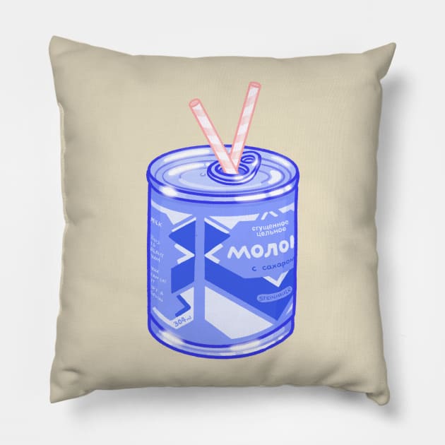 Sweet Milk Pillow by LauraOConnor