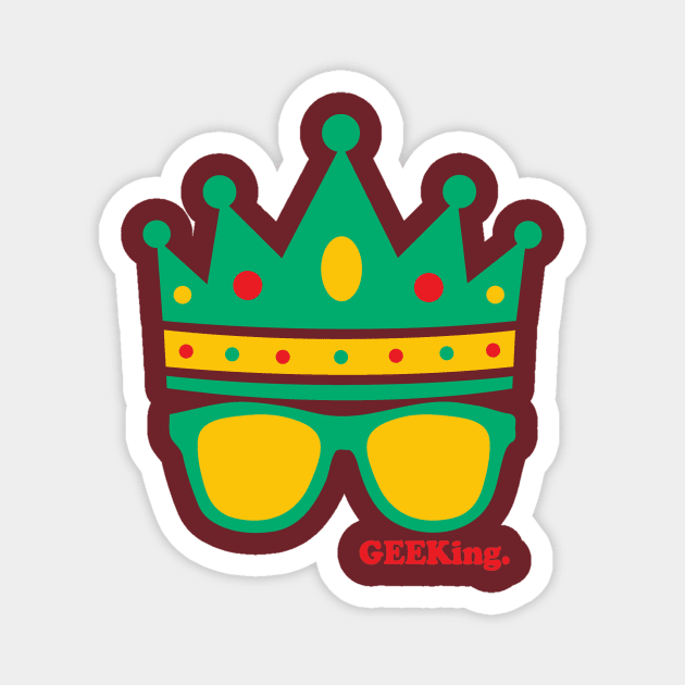 Triple Crown & Specs (Green, Gold, Red) Magnet by GEEKing Official