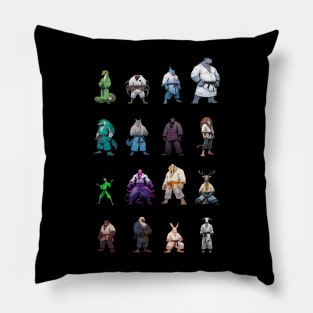 Wild Warriors Unleashed Pillow