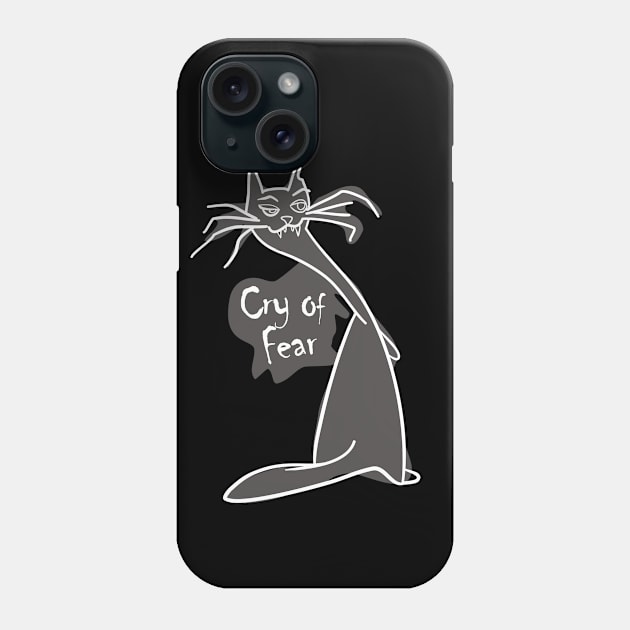 Funny stray cat Phone Case by RFJ