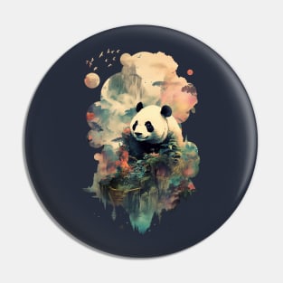 Panda Mountain Pin