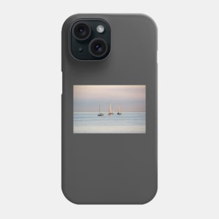 Yachts at St Kilda beach, Melbourne. Phone Case