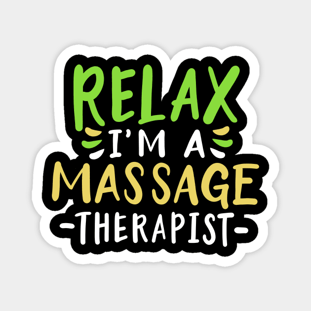 Massage Therapist Magnet by KAWAIITEE