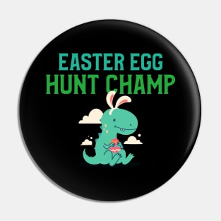 Easter egg hunt champ Pin