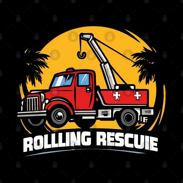 Tow Truck Rolling Rescue by NomiCrafts