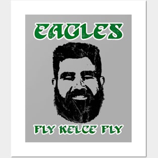 Jason Kelce Home Jersey Poster for Sale by designsheaven