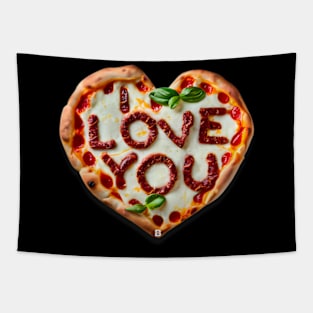 Pizza I love You Tapestry