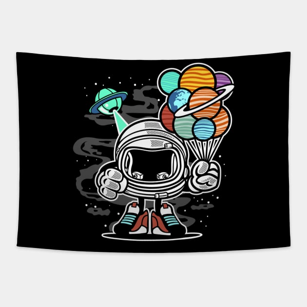 Robot birthday Party Tapestry by Lou97