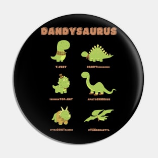 DANDYSAURUS - Dark Version Pin