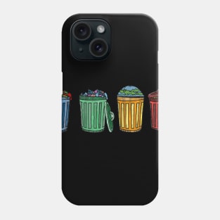 Garbage Cans Phone Case