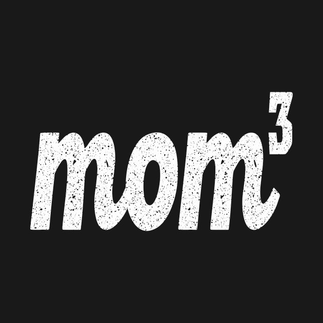 Mom3 Mom of 3 Mother of Three Kids Mama Gifts Mothers Day by flandyglot