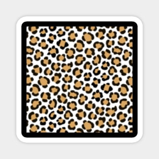 Trendy Leopard Fur Effect Pattern Magnet