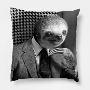 Gentleman Sloth #6 Pillow