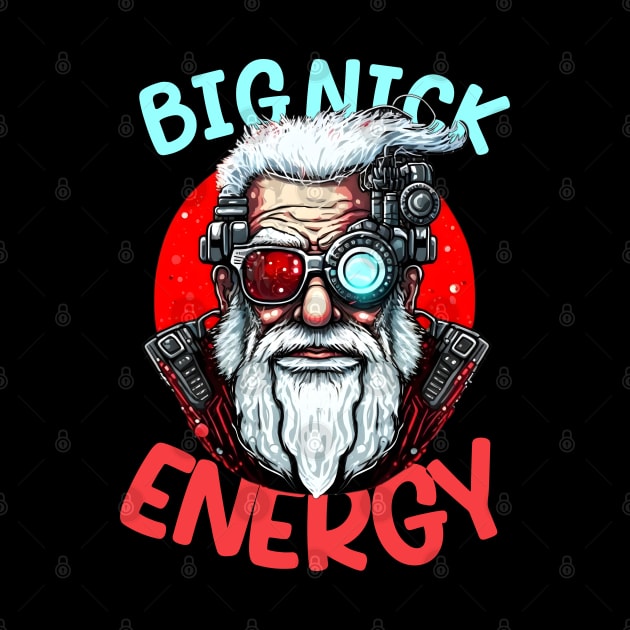 Big Nick Energy Funny Men Santa Ugly Christmas by hadlamcom