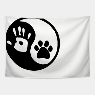 Pet Adopt - YIN YANG HAND PAW - Dog Lover Gifts Tapestry