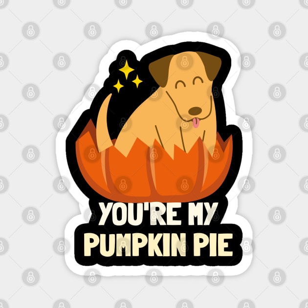 Happy Thanksgiving Dog Lover Magnet by TayaDesign