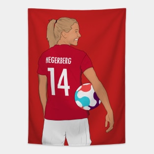 Ada Hegerberg Norway Football Tapestry