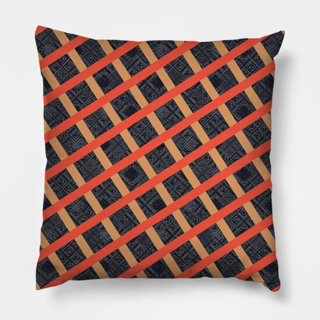 Behold The Waffle Patch! Pillow by LegitHooligan