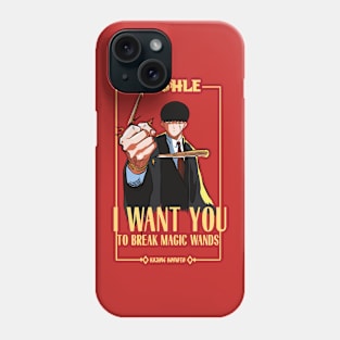 MASHLE: MAGIC AND MUSCLES (I WANT YOU) RED Phone Case