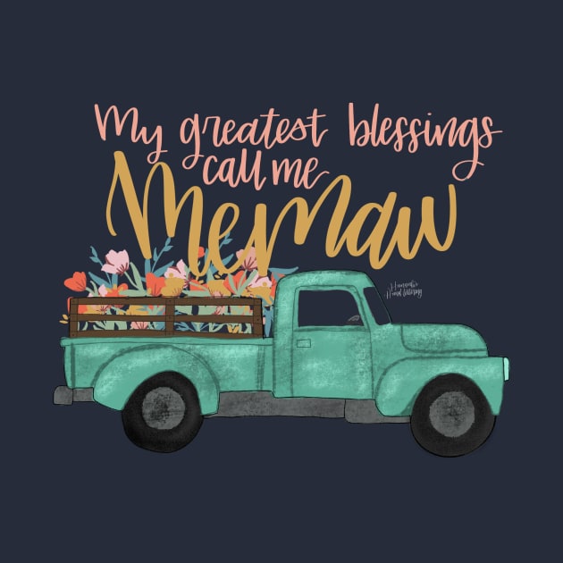 Memaw’s Blessings by Hannah’s Hand Lettering