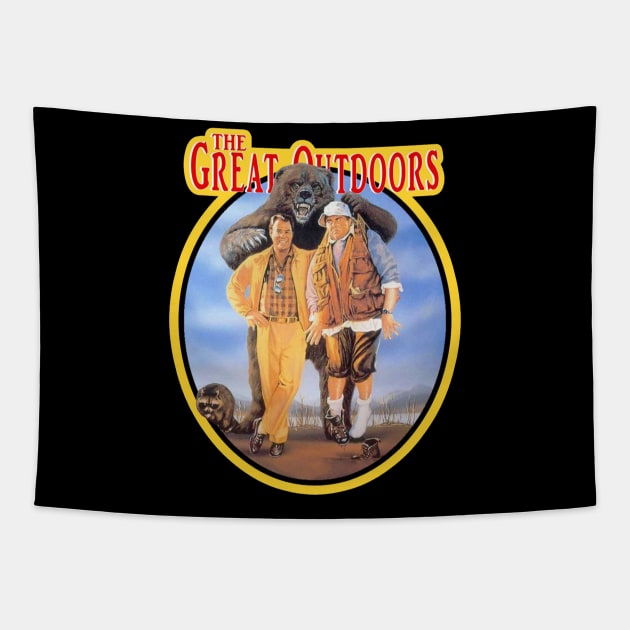 The Great Outdoors Vintage Image Tapestry by BergeronArt