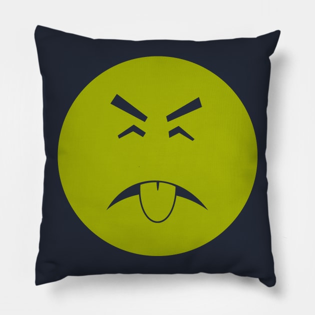 Mr. Yuck Pillow by Pixhunter