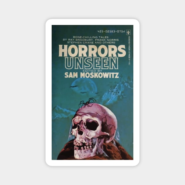 Pulp Vintage Horror Novel - Horrors Unseen Magnet by Persona2