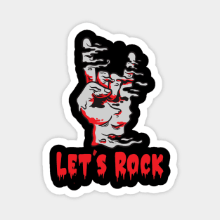 Let´s Rock Costumes für  Rockers and musicians Magnet