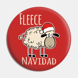 Fleece Navidad Pin