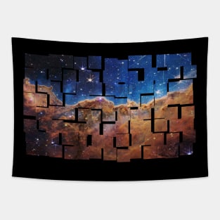 NASA JWST Carina Nebula imagery, tiled Tapestry