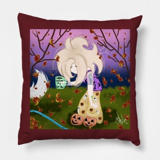 Halloween Fall Coffee Needed Pillow