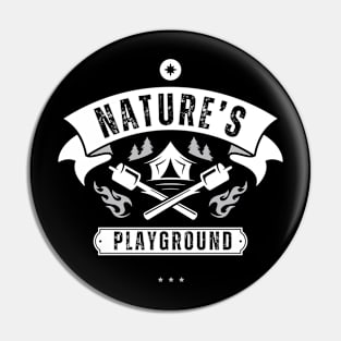 Nature's Playground: Tales by the Campfire Pin