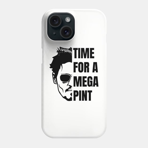 Time For a Mega Pint Depp Phone Case by erock