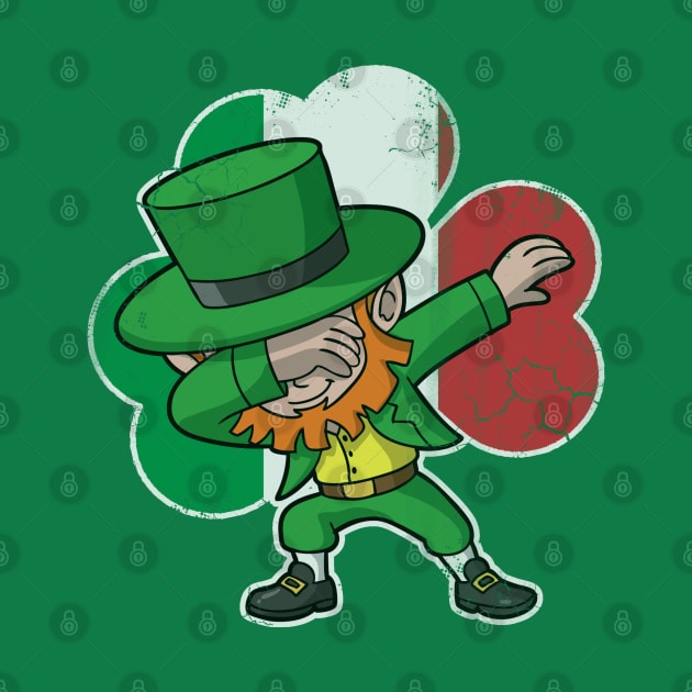 Irish Italian Dabbing Leprechaun St Patricks Day by E